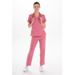 Dyneke veste m�dicale cintr�e femme rose