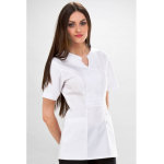 Eldan tunique m�dicale princesse coupe casaque blanche