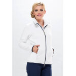 Eldan veste infirmi�re passe couloir polaire blanc bleu