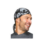 Isacco bandana unisexe camouflage 01 gris 100% coton