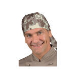 Isacco bandana unisexe camouflage 15 marron 100% coton