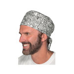 Isacco bandana unisexe new york blanc 100% coton