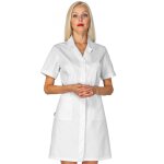 Isacco blouse blanche pour infirmire singapour  manche courte 65% polyester / 35% coton
