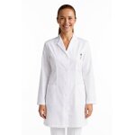 Isacco blouse blanche m�dicale coupe cintr�e princesse 100% coton