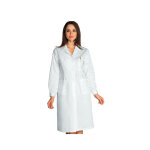 Isacco blouse blanche mdicale femme manches longues 100% coton