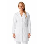 Isacco blouse blanche m�dicale femme manches longues 100% coton