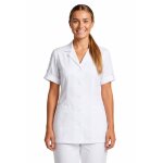 Isacco blouse blanche m�dicale odessa avec manches � pattes retroussables