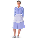 Isacco blouse femme de chambre bleu ciel carlton