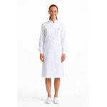 Isacco blouse m�dicale blanche 100% coton ponza poignets serr�s