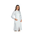 Isacco blouse m�dicale blanche 100% coton ponza poignets serr�s