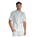 Isacco blouse mdicale blanche manches courtes pour homme extra light