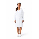 Isacco blouse m�dicale femme boutons pression blanc