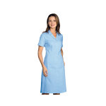Isacco blouse m�dicale femme manches courtes bleu