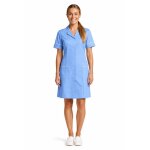 Isacco blouse m�dicale pour femme � manches courtes firenze bleue claire polyester / coton