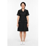 Isacco blouse m�dicale pour femme � manches courtes firenze noire polyester / coton