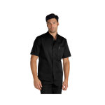 Isacco blouse m�dicale manches courtes pour homme, corfu noir