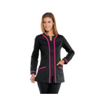 Isacco blouse m�dicale moderne noire et rose