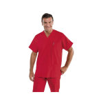 Isacco blouse m�dicale rouge mixte � enfiler