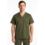 Isacco blouse m�dicale vert militaire � enfiler
