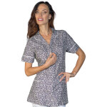 Isacco blouse professionnelle manches courtes zama 01 femme motif fleuri