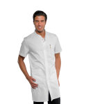 Isacco blouse de travail pour homme dover blanche 65% polyester 35% coton