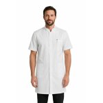 Isacco blouse de travail pour homme dover blanche 65% polyester 35% coton
