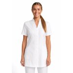 Isacco blouse de travail � manches courtes veracruz blanc pour femme, 100% polyester boh�me