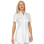 Isacco blouse de travail � manches courtes veracruz blanc pour femme, 100% polyester boh�me