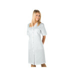 Isacco blouse de travail michelle manches courtes blanc 100% coton