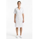 Isacco blouse de travail michelle manches courtes blanc 100% coton