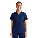 Isacco casaque m�dicale col en v 100% coton unisexe bleu