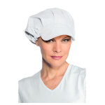 Isacco casquette blanche de cuisine femme