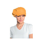Isacco casquette de cuisine femme abricot