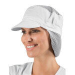 Isacco chapeau avec filet  cheveux blanc charly