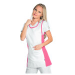 Isacco chasuble m�dicale papeete blanc fuchsia