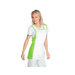 Isacco chasuble m�dicale papeete blanc vert pomme