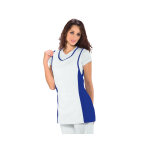 Isacco chasuble m�dicale papeete bleu cyan blanc