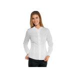 Isacco chemise blanche de service pour femme stretch confort