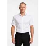 Isacco chemise cartagena slim stretch manches courtes blanche