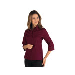 Isacco chemise femme kyoto manches 3 / 4 bordeaux