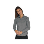 Isacco chemise femme manches longues kyoto gris