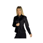 Isacco chemise femme manches longues kyoto noir