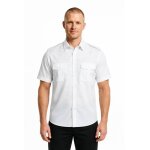 Isacco chemise homme manches courtes blanche pilota