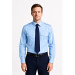 Isacco chemise homme manches longues pilota bleu