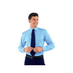 Isacco chemise homme manches longues pilota bleu