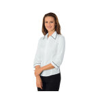 Isacco chemise kyoto manches 3 / 4 blanc noir