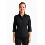 Isacco chemise kyoto manches 3 / 4 noir