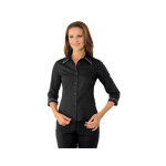 Isacco chemise kyoto manches 3 / 4 noir blanc