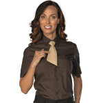 Isacco chemise nevada unisexe  manches courtes cacao 65% polyester 35% coton