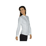 Isacco chemise stretch col mao blanche